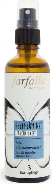 Farfalla PFEFFERMINZE Bio Pflanzen-Wasser | Feuchtigkeit (Mizellenwasser, 75 ml)