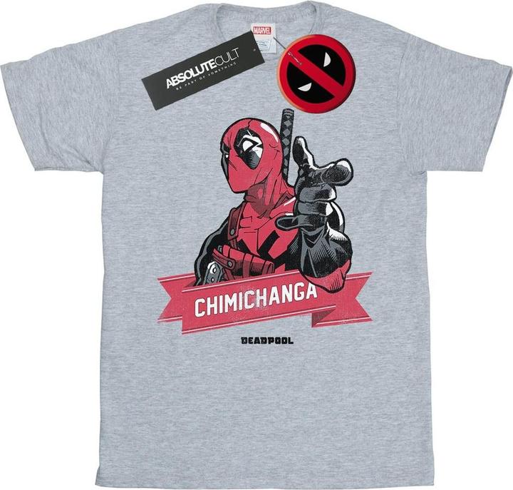 Deadpool Chimichanga Finger TShirt (XXL)
