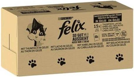 Felix Poisson (thon, saumon, cabillaud, colin) (Adulte, 120 pcs, 10200 g)