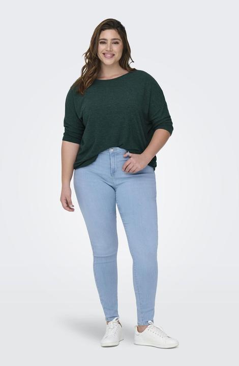 Image du produit Only Top curvy à la coupe décontractée et aux manches 3/4 Top (M)