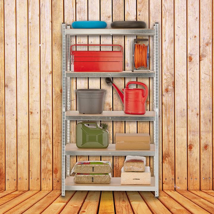 Actual product image Relaxdays Heavy duty shelf
