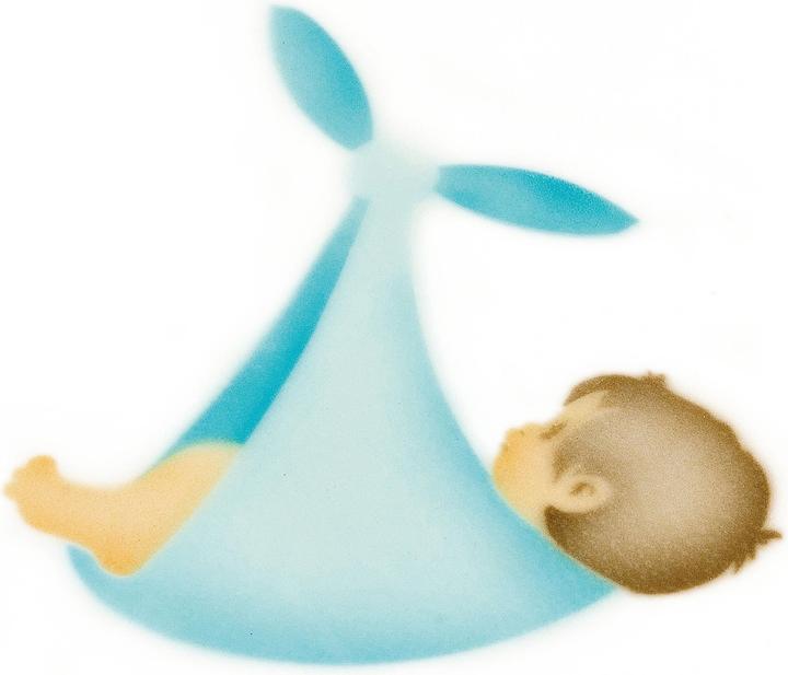 Produktbild Martellato Airbrush Schablone Baby Boy