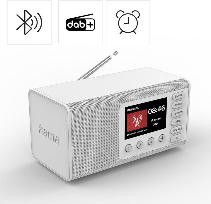 Produktbild Hama DR1001BT (DAB+, FM, DAB, Bluetooth)