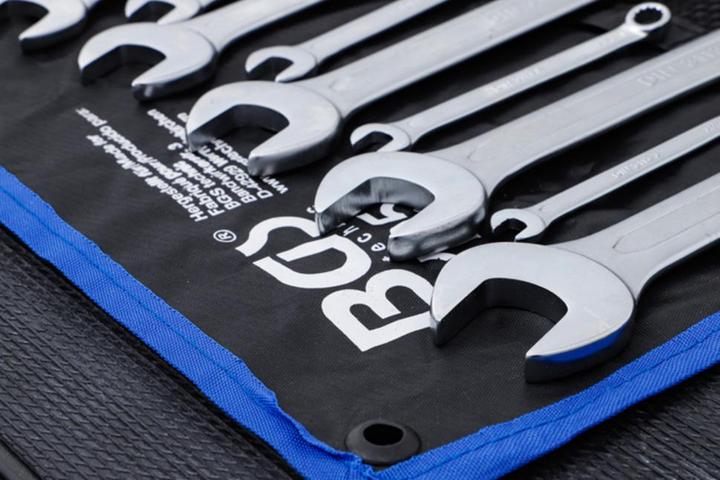 Actual product image BGS Open-end wrench set (1/4", 5/16", 3/8", 7/16", 1/2", 9/16", 5/8", 11/16", 3/4", 13/16", 7/8", 15/16")