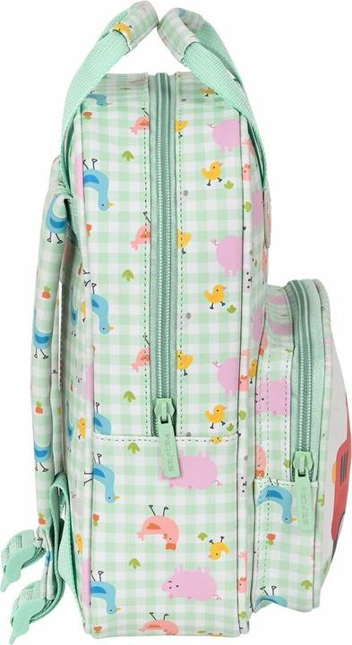 Image du produit Safta Sac à dos scolaire Granja Blanc Vert clair (20 x 28 x 8 cm)