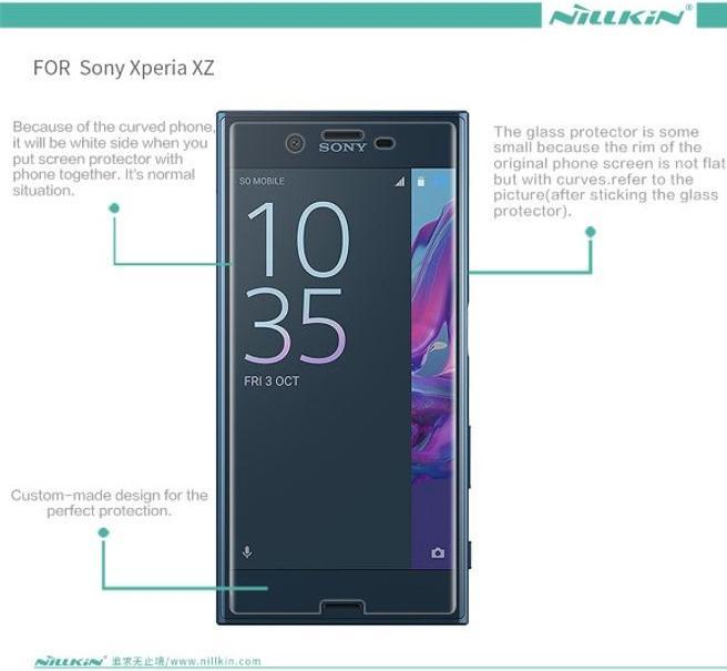 Actual product image Nillkin Matte Series (1 Piece, Sony Xperia XZs, Sony Xperia XZ)