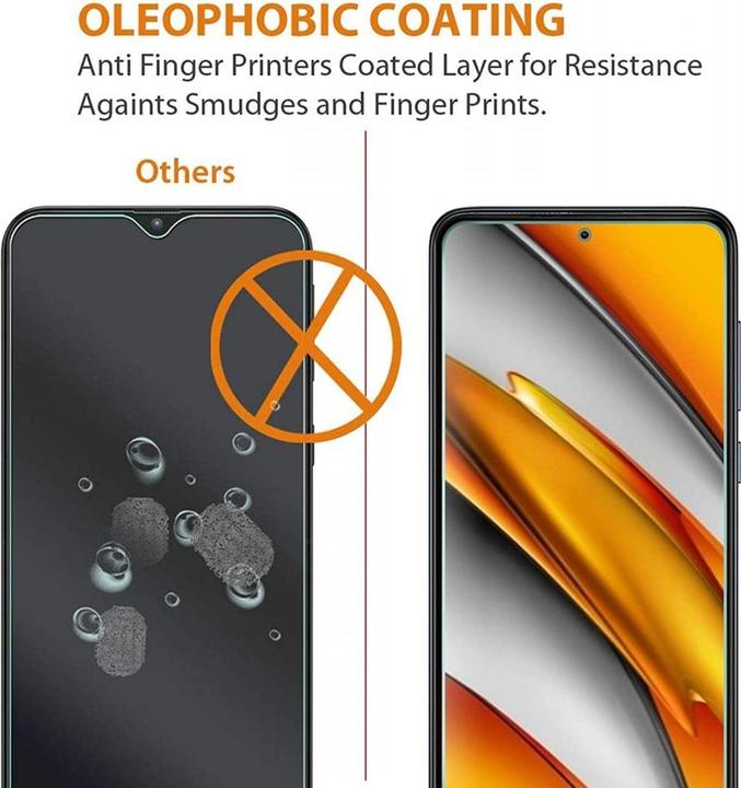 Immagine prodotto Screenguard Xiaomi Poco F3 Pellicola protettiva in vetro Custodia Design amichevole (1 Pezzo/i, Xiaomi Poco F3)