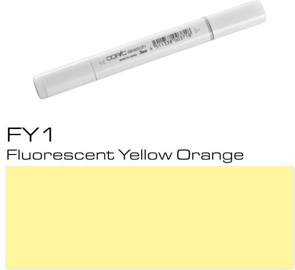Image du produit Copic Sketch type FY - 1 (FY (FY1) - Jaune fluorescent, 1 x)