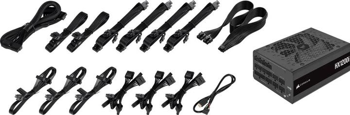 Actual product image Corsair HX1200i (1.20 W)