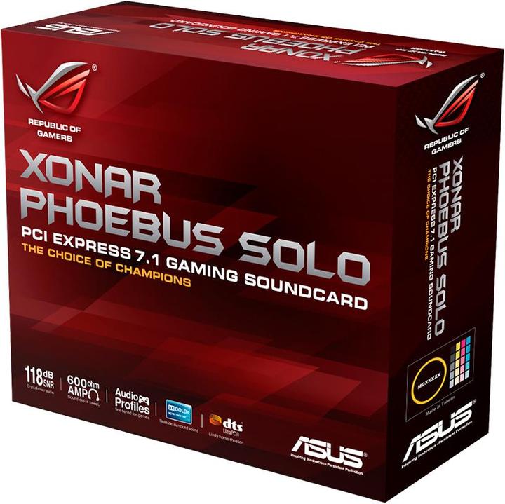 Actual product image ASUS ROG Xonar Phoebus Solo (PCI-E x1)