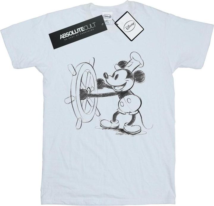 Image du produit Disney - T-shirt MICKEY MOUSE STEAMBOAT SKETCH - Femme (M)