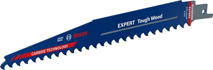 Actual product image Bosch Professional Zubehör EXPERT 'Tough Wood' S 1142 KHM reciprocating saw blade, 3 pieces