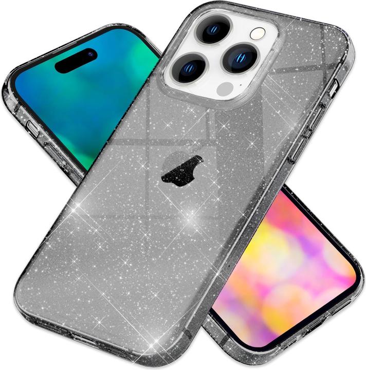 Produktbild Nalia Klare Glitzer Silikon Hülle (Apple iPhone 14 Pro)