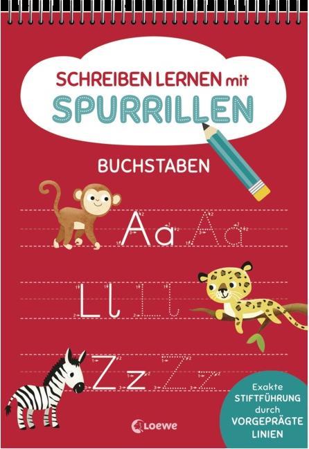 Image du produit Schreiben lernen mit Spurrillen - Buchstaben (Allemand, Carmen Eisendle, Loewe Apprendre et deviner, 2023)
