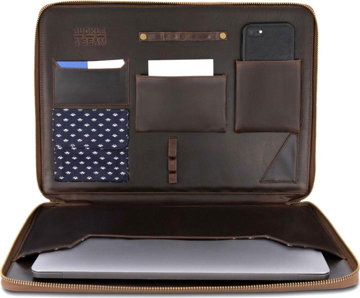Actual product image Buckle & Seam Leather document folder Ralph Brown / Dot