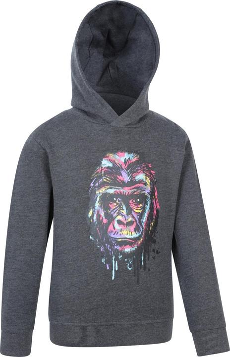 Actual product image Mountain Warehouse Childrens/Kids Graffiti Gorilla Hoodie (158)