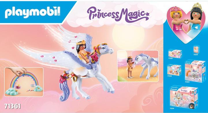 Image du produit Playmobil Pégase céleste avec arc-en-ciel (71361, Playmobil Princess)