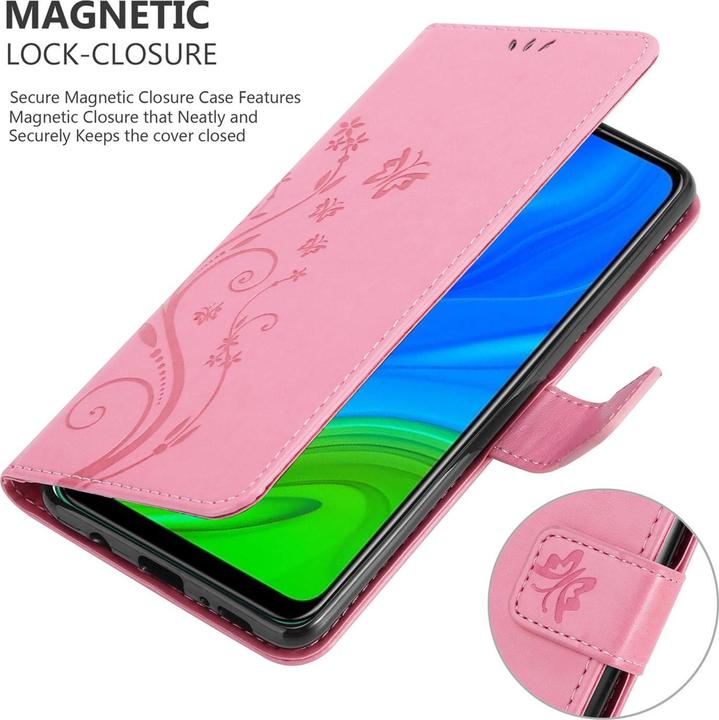 Produktbild Cadorabo Flower Book Cover (Huawei P Smart (2020))
