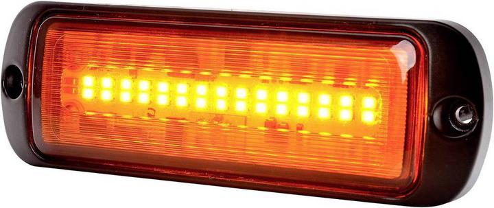 Produktbild WAS Frontblitzer / Strassenräumer W218 12 V/DC, 24 V/DC über Bordnetz Aufbau, Schraubmontage Orange