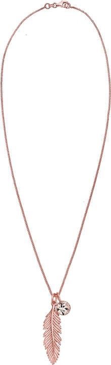 Immagine prodotto Elli Boho, piuma, collana solitario (Cristallo di vetro, Argento 925, 45 cm)