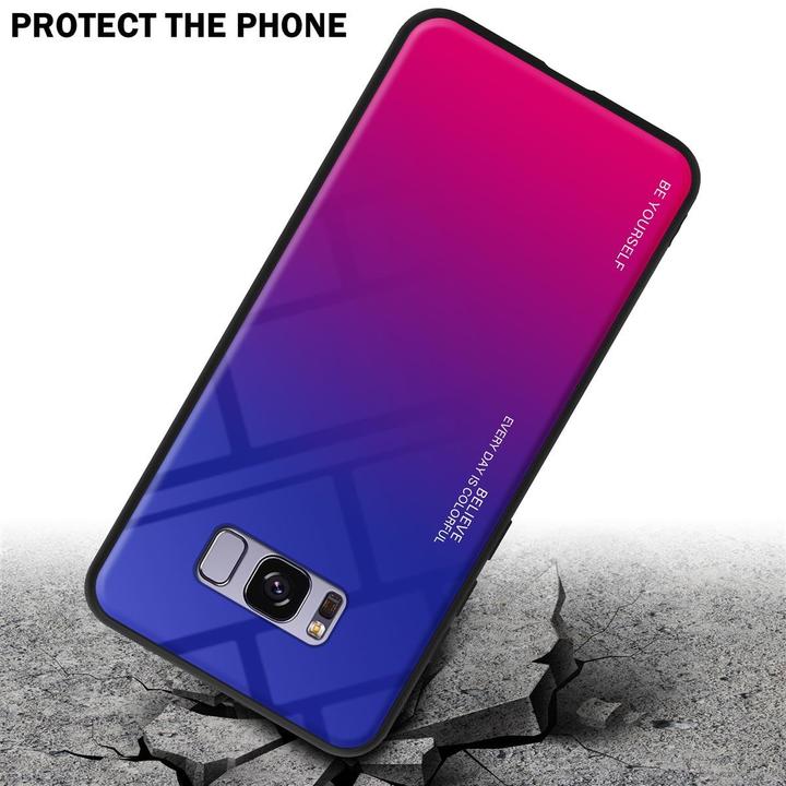 Productafbeelding Cadorabo TPU 2 kleuren glasdekking (Samsung Galaxy S8+)