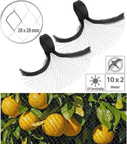 Royal Gardineer 2er-Set Vogelschutznetze für Obstbäume