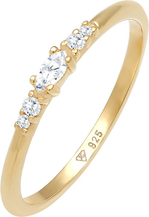 Produktbild Elli Kristall Ring, Verlobungsring (54, 925 Silber)
