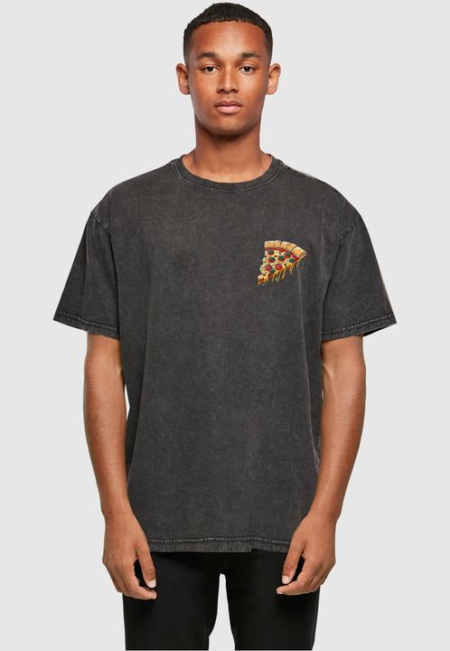 Produktbild Merchcode Pizza Comic Acid Washed Oversized Tee - 112823 (3XL)