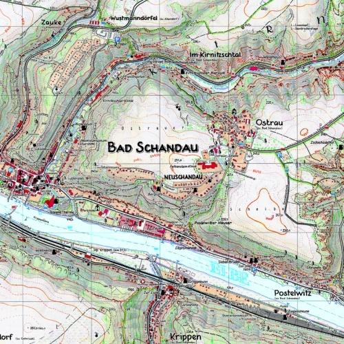 Produktbild Wanderkarte Sächsische Schweiz