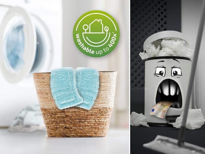 Productafbeelding Leifheit Set van 2 Profi XL Super zachte mopovertrekken (2 Pcs.)