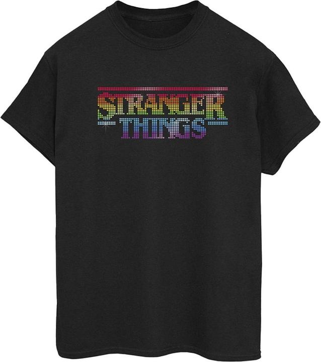Produktbild Netflix Stranger Things Rainbow Dot Logo TShirt (S)