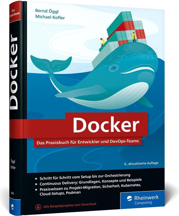 Produktbild Docker (Deutsch, Bernd Kofler, Michael Kofler, 2023)