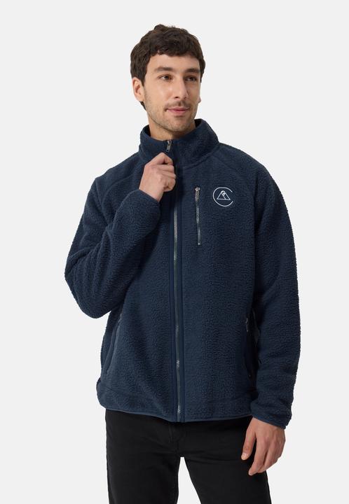 Cash-Mere Retro-Fleece-Jacke aus recyceltem Polyester