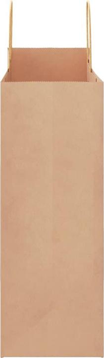 Actual product image VidaXL Kraft paper bags 50 pcs. with handle Brown 32x17x44 cm Paper bag (Gift bag, 50 x)