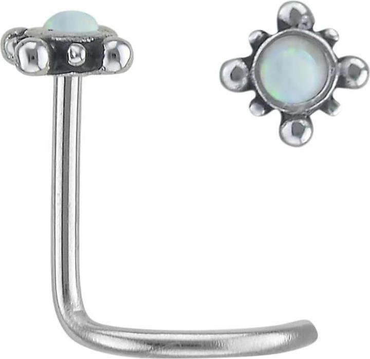 Bijouteria Nasenpiercing (Chirurgenstahl, Synthetischer Opal)