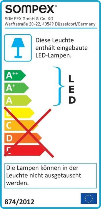 Energy Label Villeroy & Boch Seoul 2.0 (185 lm)
