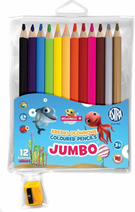 Immagine prodotto Astra Matite colorate Mini Mini 12pz Jumbo con temperino