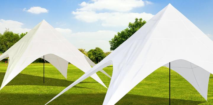 Immagine prodotto CLP Tenda a stella 12 m, bianca (1200 cm, 1200 cm)