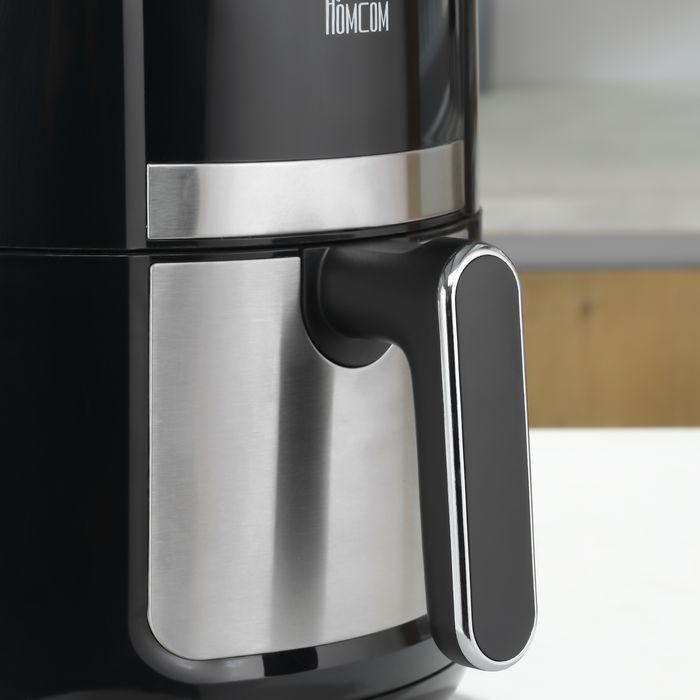 Immagine prodotto Swisshandel24 Heissluftfritteuse 4 L, 12 Programme, 80-200° C Temperatur, Antihaft, Schwarz