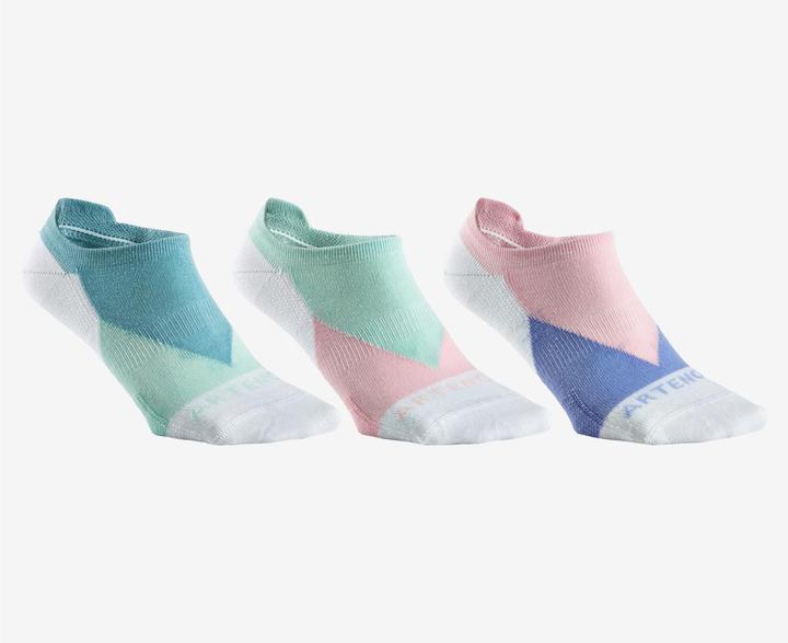 Produktbild Artengo Tennissocken Low 3er-Pack - RS 160 Color Block rosa (35, 38)