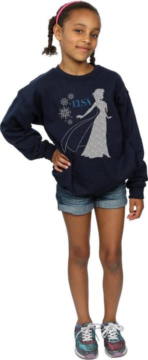 Immagine prodotto Disney Frozen Elsa Christmas Silhouette Felpa Ragazze (104)
