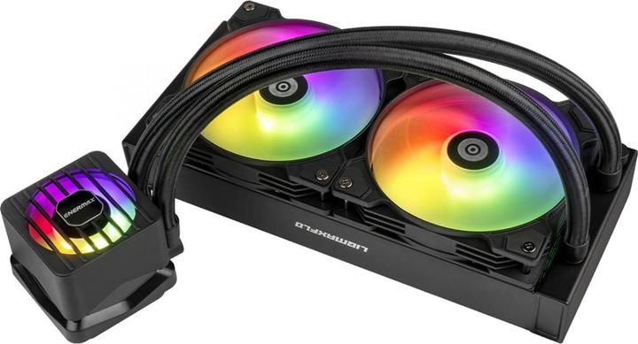 Productafbeelding Enermax LIQMAXFLO 360mm CPU AIO vloeistofkoeler - Xtreme dubbelkamerpomp - VRM waterblok zwart