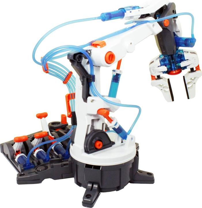 Powerplus Solar Spielzeugbausatz hydraulische Wasserkraft angetrieben Roboterarm