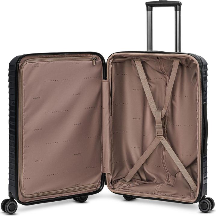 Actual product image Stratic Shine 4-wheel trolley 65 cm with expansion fold (69 l, M (50 - 90l))