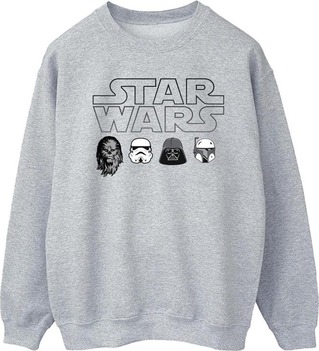 Produktbild Star Wars Character Heads Sweatshirt (XXL)