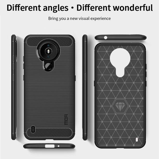 Actual product image Mofi Carbon Fiber TPU Series (Nokia 1.4)