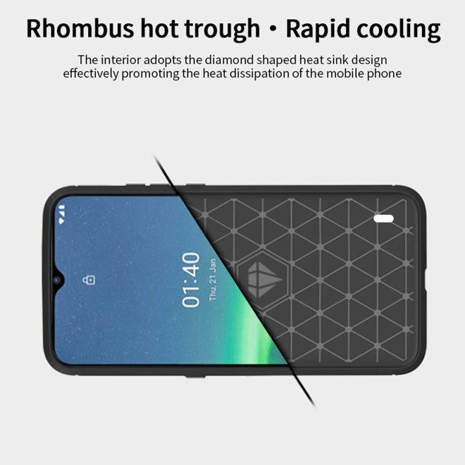 Actual product image Mofi Carbon Fiber TPU Series (Nokia 1.4)