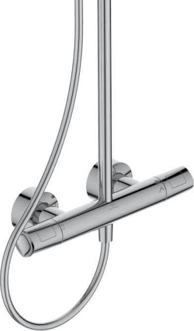 Actual product image Ideal Standard IDS shower system IDEALRAIN with CeraTherm T100 chrome