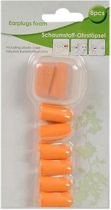 Actual product image Earplugs foam 8pcs+plastic (8 x)