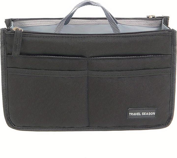 Produktbild Only-Bags.Store Multifunktionale & tragbare Aufbewahrungstasche mit doppelten Reissverschlüssen, grosse Kapazität